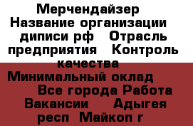 Мерчендайзер › Название организации ­ диписи.рф › Отрасль предприятия ­ Контроль качества › Минимальный оклад ­ 20 000 - Все города Работа » Вакансии   . Адыгея респ.,Майкоп г.